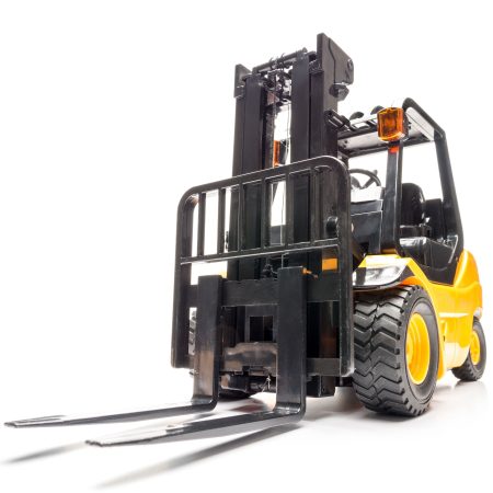 Fork lift truck wheeled